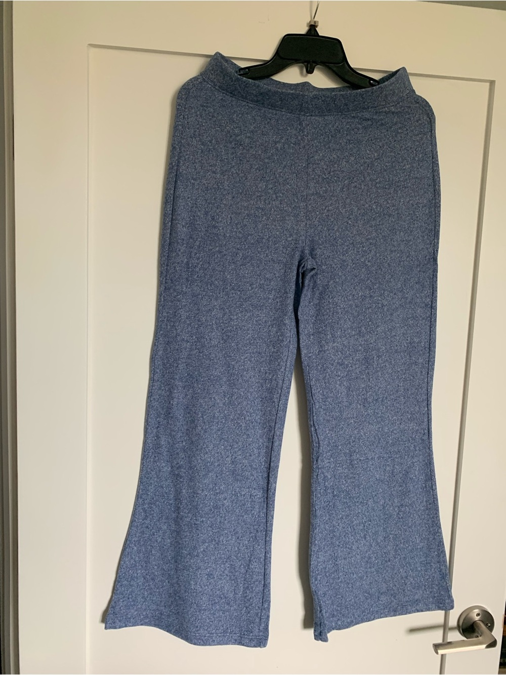Zenana Soft Elastic Waisted Flare Pants Light Blue NWOT π΄